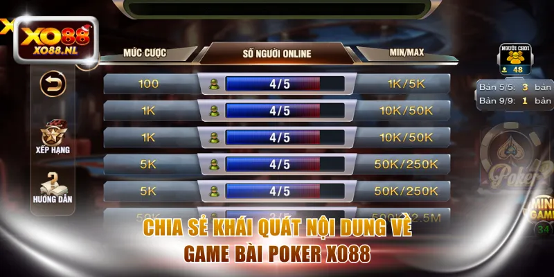 Poker XO88 - Siêu Phẩm Game Bài Đổi Thưởng Hấp Dẫn - Treasure89